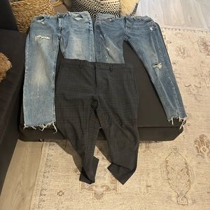 Zara pants bundle all size 34